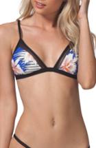 Women's Rip Curl Hot Shot Triangle Bikini Top - White