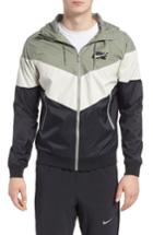 Men's Nike Windrunner Wind & Water Repellent Hooded Jacket, Size - Grey