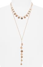 Women's Panacea Disc Layered Y-necklace