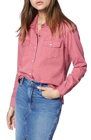 Women's Sanctuary Work Shirt - Coral