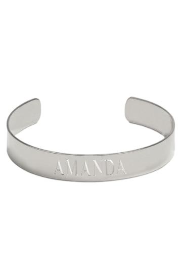 Women's Jane Basch Designs Personalized Engraved Name Cuff
