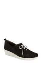 Women's The Flexx 'run Crazy Two' Perforated Wedge Sneaker .5 M - Black