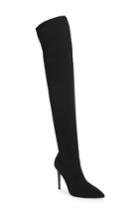 Women's Kendall + Kylie Anabel Knit Over The Knee Boot .5 M - Black
