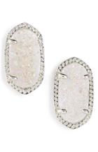 Women's Kendra Scott 'ellie' Oval Stone Stud Earrings