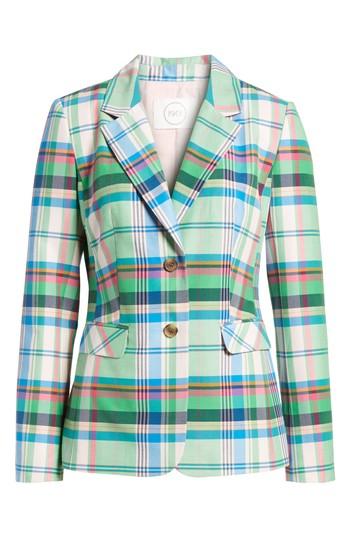 Women's 1901 Plaid Poplin Blazer - Green