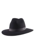 Women's Helen Kaminski Wool Fedora - Black