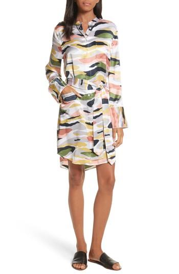 Women's Equipment Britten Tie-waist Silk Dress - White