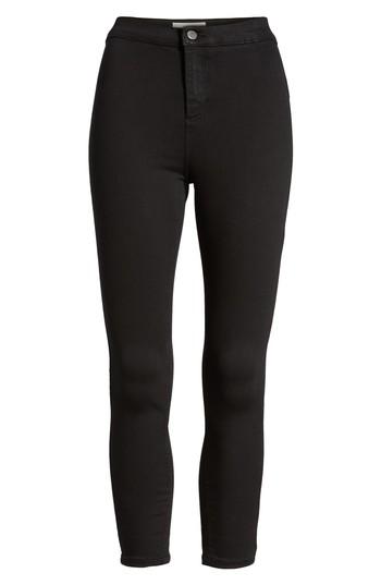 Petite Women's Topshop Joni Petite Jeans W X 28l (fits Like 30-31w) - Black