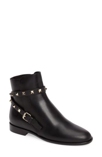 Women's Valentino Garavani Rockstud Short Bootie