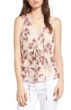 Women's Chelsea28 Ruffle Sheer Sleeveless Top
