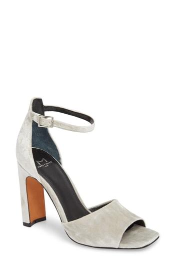 Women's Marc Fisher Ltd Harlin Ankle Strap Sandal M - Grey