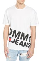 Men's Tommy Jeans Essential Magnified Logo T-shirt - White