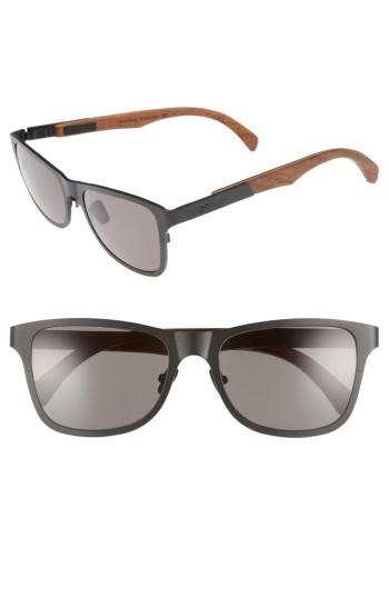 Men's Shwood 'canby' 54mm Titanium & Wood Sunglasses -