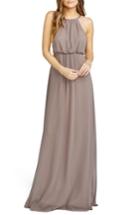 Women's Show Me Your Mumu Amanda Open Back Blouson Gown, Size - Brown