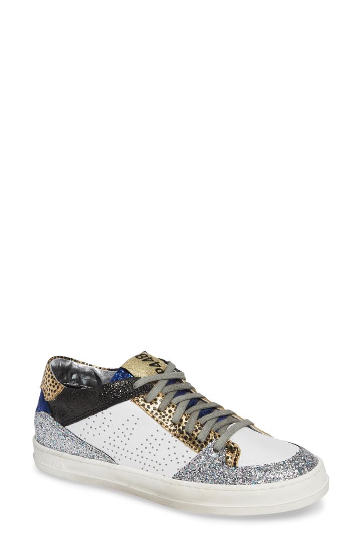 Women's P448 Queens Low Top Sneaker -7.5us / 38eu - White