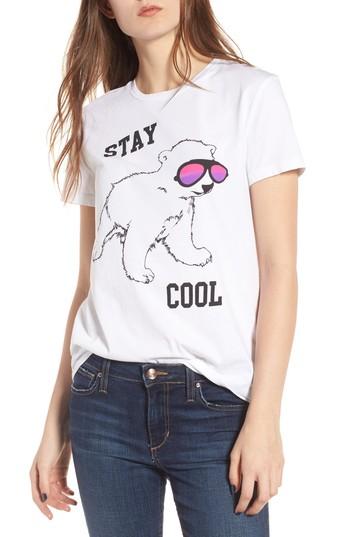 Women's Dream Scene Stay Cool Polar Bear Tee - White