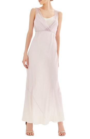 Women's Topshop Bride Column Gown Us (fits Like 0) - Purple