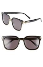 Women's Vedi Vero 56mm Rectangle Sunglasses - Black/brown