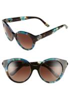 Women's Tory Burch 52mm Polarized Cat Eye Sunglasses -
