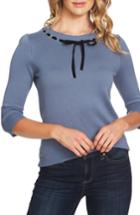 Women's Cece Ribbon Detail Sweater, Size - Blue