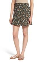 Women's Bp. Floral Flounce Skirt, Size - Black