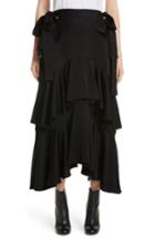Women's Ellery Saloon Ruffle Skirt Us / 10 Au - Black