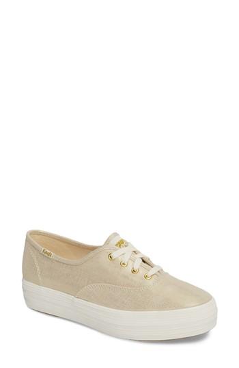 Women's Keds Triple Metallic Sneaker M - Metallic