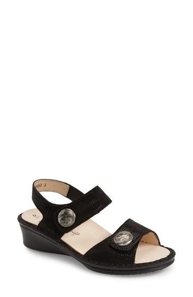 Women's Finn Comfort 'alanya' Sandal .5 M - Black