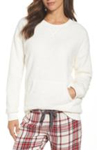 Women's Pj Salvage H Pullover, Size Medium - Ivory