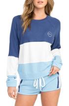 Women's Rvca Sweet Emotion Colorblock Sweatshirt - Blue