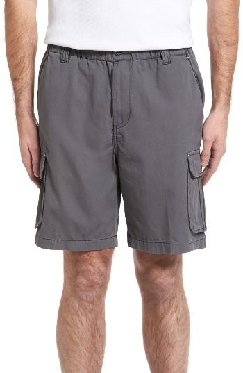 Men's Tommy Bahama 'survivalist' Cargo Shorts, Size - Grey