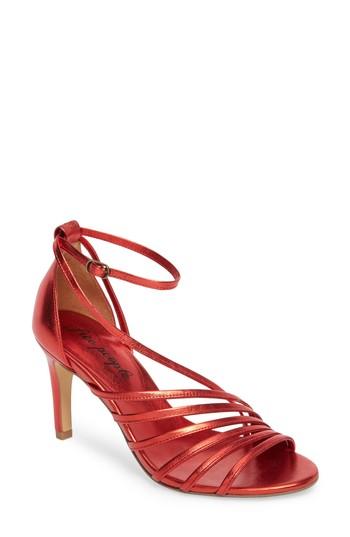 Women's Free People Disco Fever Sandal -6.5us / 36eu - Red