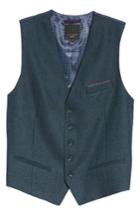 Men's Ted Baker London Modern Slim Fit Waistcoat (xl) - Blue