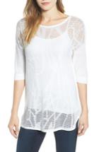 Women's Nic+zoe Desert Wind Knit Top - White