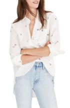 Women's Madewell Making Faces Ex-boyfriend Shirt, Size - White