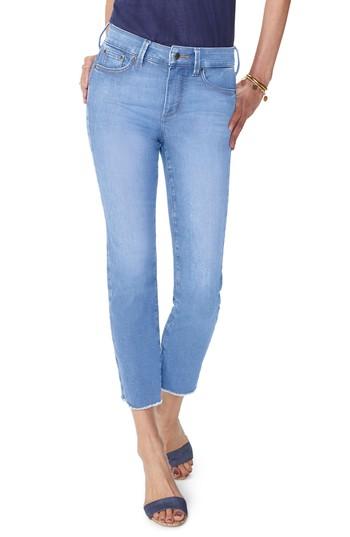 Women's Nydj Sheri Frayed Hem Slim Ankle Jeans