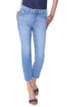 Women's Nydj Sheri Frayed Hem Slim Ankle Jeans