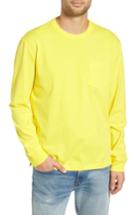Men's The Rail Long Sleeve Pocket T-shirt - Yellow