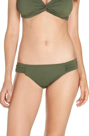 Women's Tommy Bahama Side Shirred Hipster Bikini Bottoms - Green