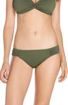 Women's Tommy Bahama Side Shirred Hipster Bikini Bottoms - Green