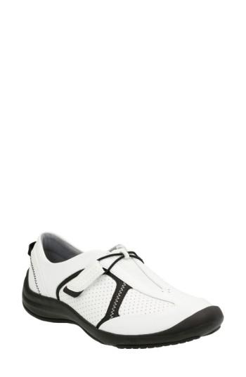 Women's Clarks 'asney' Slip-on Sneaker .5 M - White