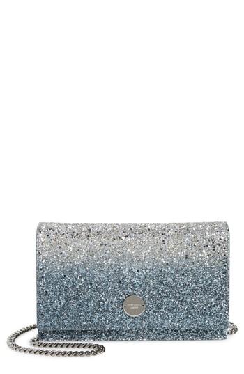 Jimmy Choo Florence Glitter Crossbody Bag - Metallic