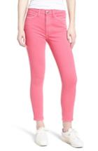Women's Current/elliott The Ultra High Waist Ankle Skinny Jeans - Pink