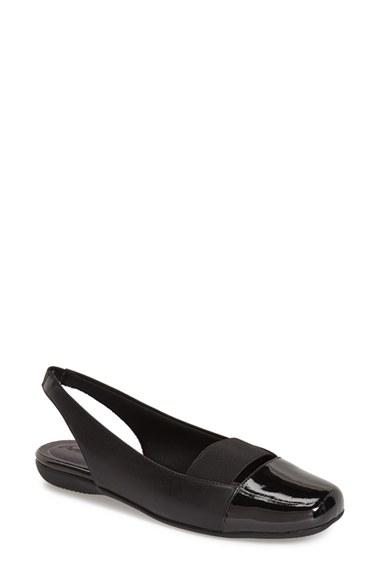 Women's Trotters 'sarina' Slingback Flat M - Black