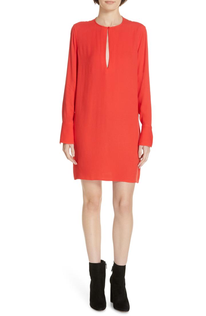 Women's Equipment Bonnie Split Neck Shift Dress, Size - Pink