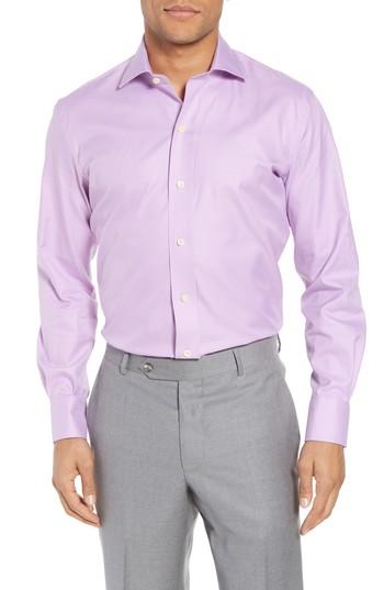 Men's Ledbury Innis Slim Fit Check Dress Shirt .5 - Purple