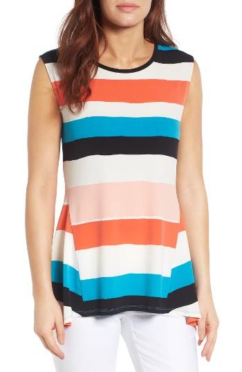 Women's Chaus Stretch Knit Stripe Tank