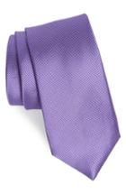 Men's Nordstrom Men's Shop Spots Silk Tie, Size - Purple
