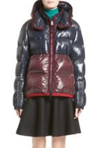 Women's Moncler Cotinus Hooded Down Puffer Jacket - Blue