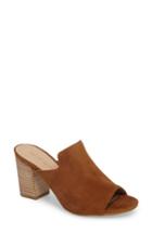 Women's Pelle Moda Blair Peep Toe Mule .5 M - Brown
